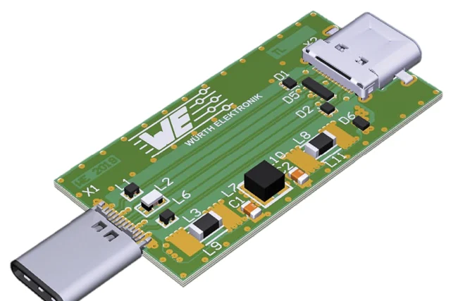 Адаптер USB Type-C (Dongle), использованный для демонстрации фильтрации и защиты порта USB 3.1