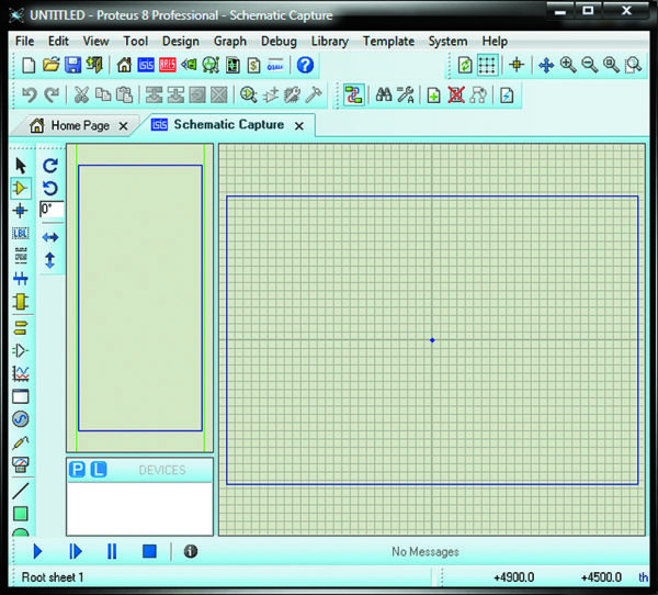 Вкладка Schematic Capture