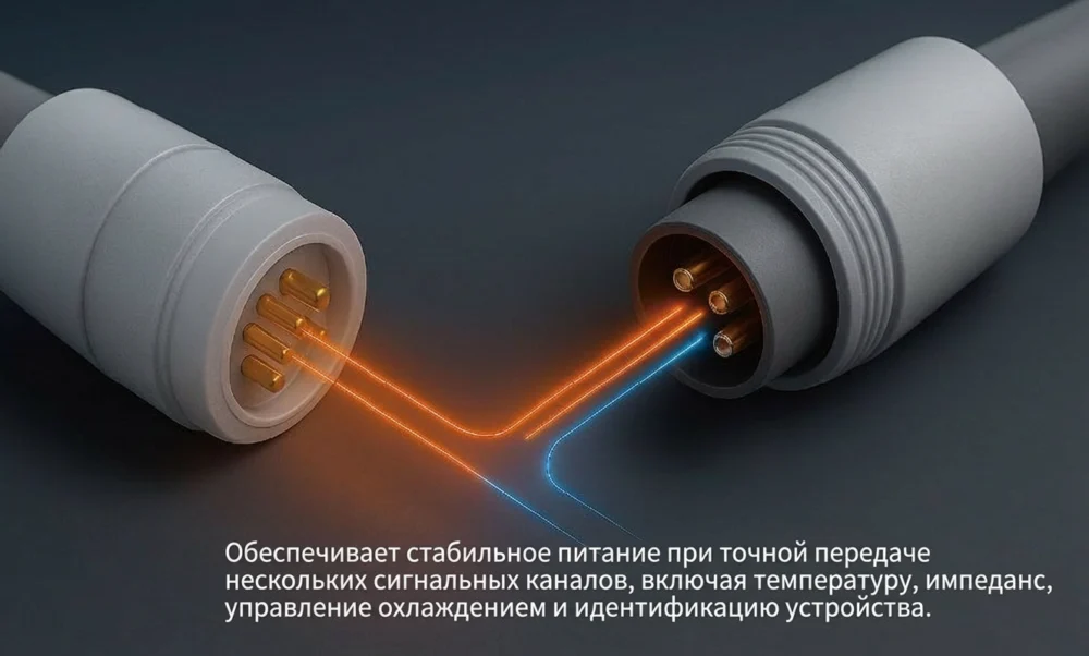 Разъемы с поддержкой 400 Вт для неинвазивной медицины от A-MEC